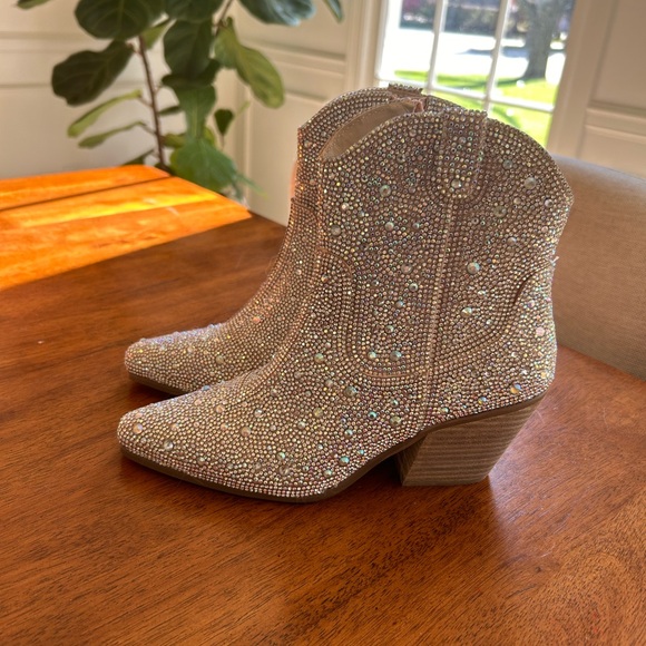 Sparkle ankle boots - Picture 2 of 4